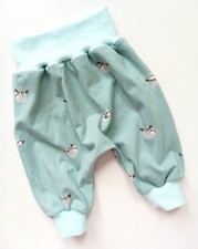 NEU * Baby Pumphose * Größe 62  * Mitwachshose * Babyhose * Strampler Faultier