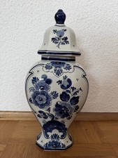 Gilde Delfts Blau Deckelvase
