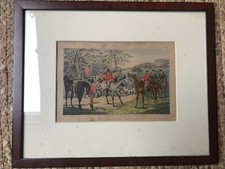 J. Harris After H. Alken - Gerahmte Altcolorierte Aquatinta, ca. 1846