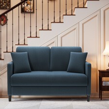 Sofa aus Samt Teddyfleece 2