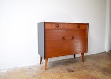 60er Jahre Teak Kommode Sideboard Vintage Retro Schrank Midcentury Danish Design