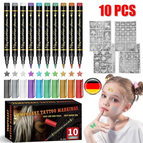 Glitzer tattoo stifte kinder - stifte,