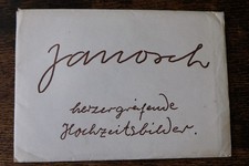 Janosch herzergreifende Hochzeitsbilder-7 Postkarten-Galerie in der Töpferstube