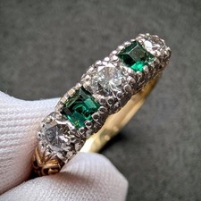 Jugendstil Art Deco Ring 14k