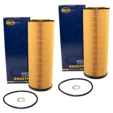 Ölfilter 2 X SCT SH 421 P für VW Passat 2,5 TDI V6 Audi A4 A6 A8 C5 Skoda Superb