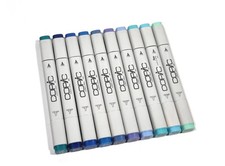 ►►►10x COPIC CLASSIC MARKER ►►► BLAUE FARBEN TÖNE ►►► FÜR KÜNSTLER  DESIGNER ►►►