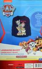 Paw Patrol Kinder Langarm-Shirt Größe 122/128 Dunkelblau