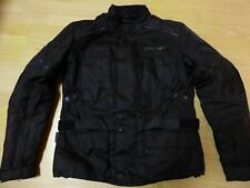 Neuwertige schwarze Motorradjacke v. Fastlane für Herren, Größe M / 50