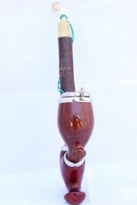 Pfeife, Pipe JÄGERPFEIFE, GESTECKPFEIFE, Bruyere, TIROLER HANDARBEIT, Austria