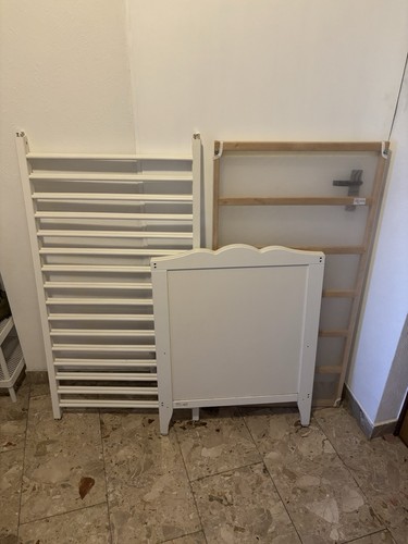 Weißes ikea babybett - weißes, ×