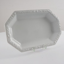 Rosenthal Classic Rose Maria Weiß Servierplatte 8 Eckig 33 X 22,5 cm 2. Wahl