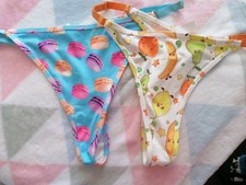 Niedliche Mädchen String gr S 160/164 2 Stk Bund Verstellbar