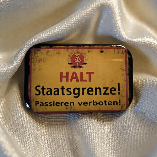 Ddr halt staatsgrenze - staatsgrenze, |