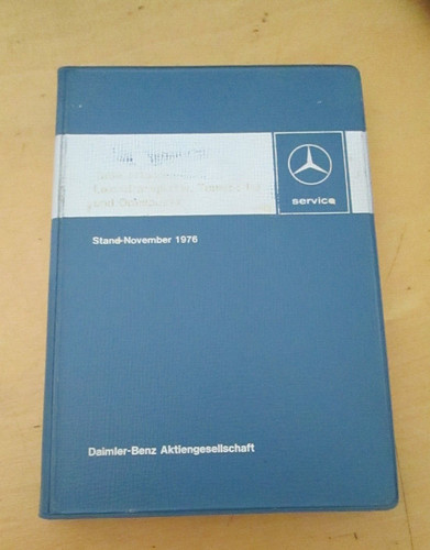 Tabellenbuch mercedes 1976 - mercedes,