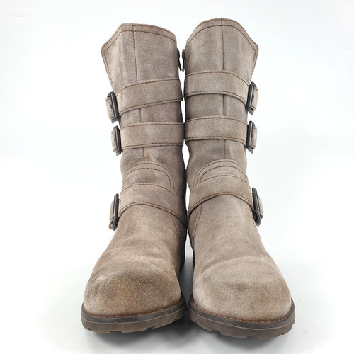 Halbhohe stiefel grau - halbhohe, braun