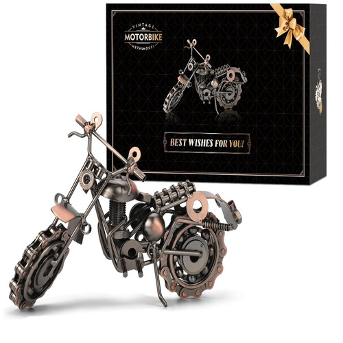 Vintage metall motorrad deko - metall,