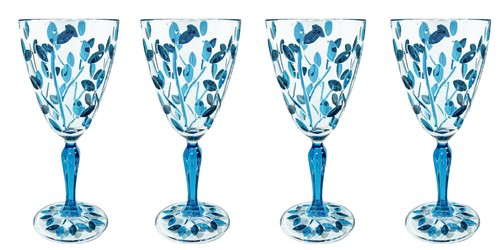 Set mit vier - murano, wein