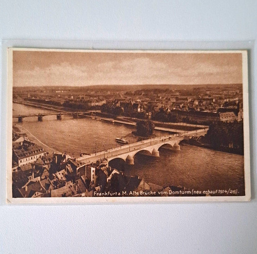 Alte ansichtskarte frankfurt - ansichtskarte,