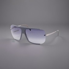 prada sonnenbrille herren Silber Grau Neu 