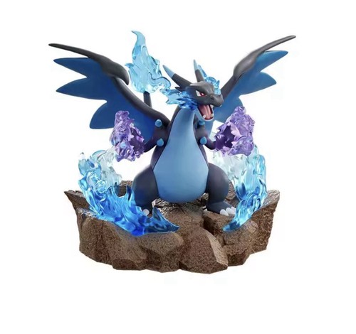 Mega glurak led sammlerfigur - x,