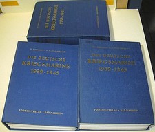 Buch/Blattsammlung..Triologie...Die Deutsche Kriegsmarine 1939-1945