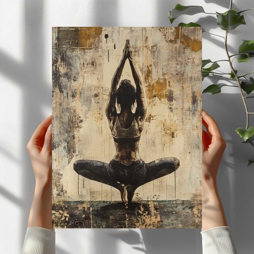 Yoga motiv premium - premium, poster