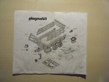 Playmobil Bauernhof Anhänger für Traktor 1980er Jahre Bauplan Bauanleitung BA Au