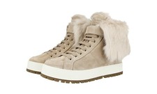 PRADA SCHAF FELL Stiefelette