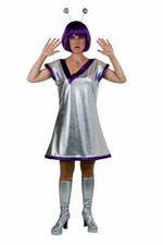 Alien-Kostüm Damen Frauen