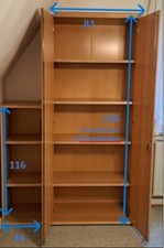 Büromöbel Buche Multiplex-Dekor(Schrank/Schreibtisch/Regal) ohne Gebrauchsspuren