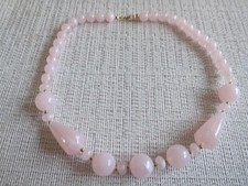 (04493-04496)) Perlenkette, Halskette, Halsschmuck, Modeschmuck, Pastellfarben