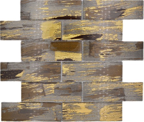 Glasmosaik mosaikfliese braun - glasmosaik,