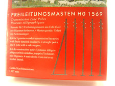 Telegrafenmasten aus echem