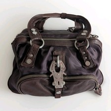 GG&L- George Gina & Lucy Handtasche, Braun, Leder/Stoff, Guter Zustand, Selten