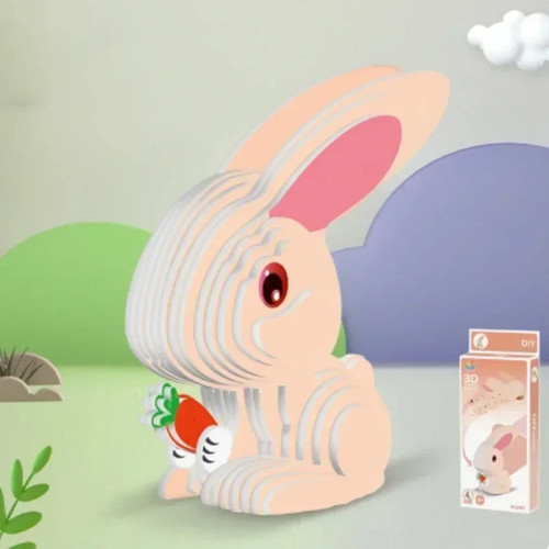 Papierpuzzle tier einhorn - papierpuzzle,