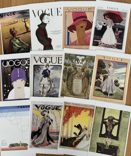 Vogue magazin postkarten - vogue,