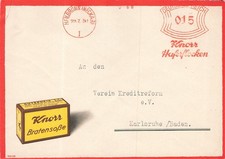 845053) DR FST Blg. Knorr Haferflocken / Bratendoße Heilbronn Neckar 1930