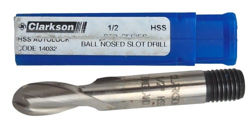 Schlitzbohrer kugel nase - 1/2",