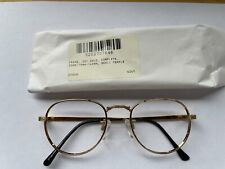 US GI Brillengestell Randolph Engineering 50mm 19mm 140mm Gold Skull Temple