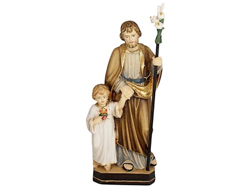 Holz figur josef mit dem - holz,