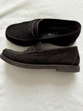 Lario Slipper für Damen, Gr. 38,5, dunkelbraunes Wildleder