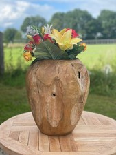 Teak Wurzelholz Vase –