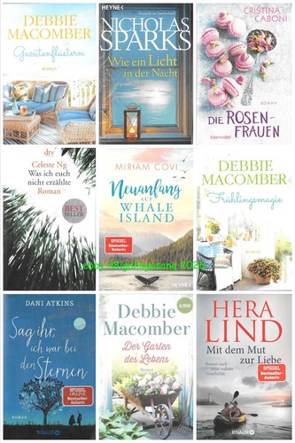 Bücherpaket liebe romantik - 9x,