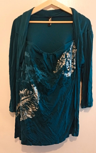 Maxi blue damen - damen, bluse