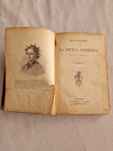 Divina commedia 1899 - commedia,