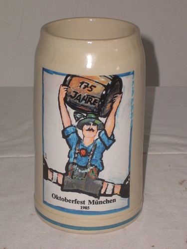 Oktoberfest jahreskrug 1985 - oktoberfest,