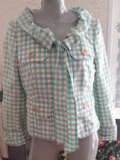 BARBARA KESSELS  Ausgefallene Kurz-Blazer Damen Gr. DE 38 - SEIDE