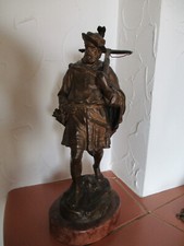 Bronzefigur / Orig. Jäger mit