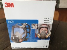 3M Atemschutzmaske  Vollmaske Serie 6000 Größe L Neu ohne Filter.