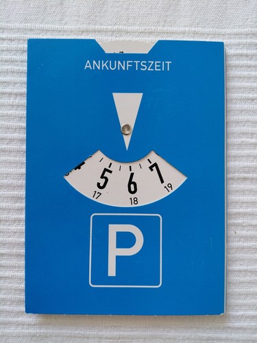 Papier parkscheibe pkw parkuhr - papier,